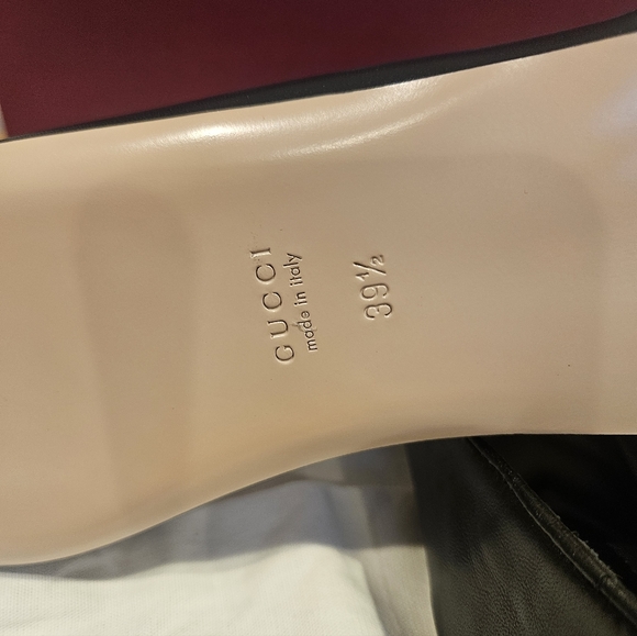 New Authentic Gucci Shoes Woman’s Flats Ballet Size 39.5 - Picture 9 of 9